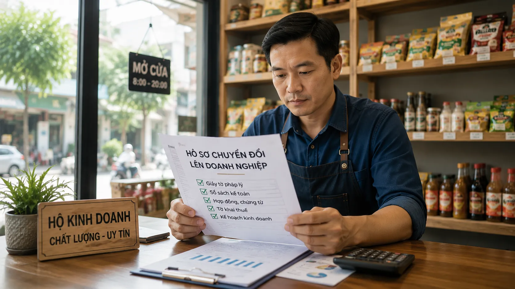 hộ kinh doanh Việt Nam xem hồ sơ chuyển đổi lên doanh nghiệp